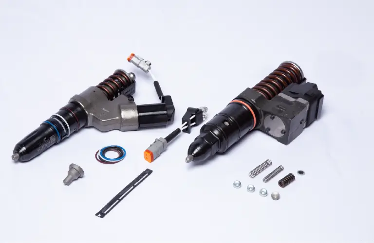 Inyectores diésel con componentes y accesorios de instalación